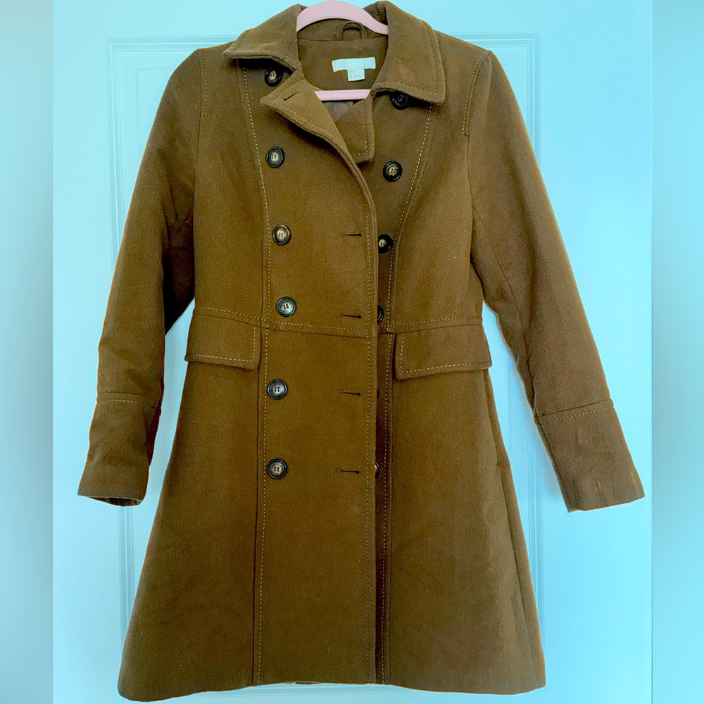 H&M Tan Pea Coat
